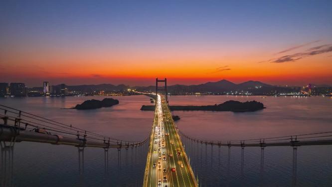 广东省东莞市虎门大桥延时
