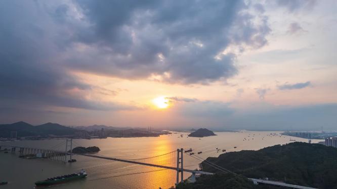 广东省东莞市虎门大桥延时