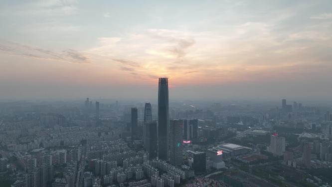 广东省东莞市城市风光航拍
