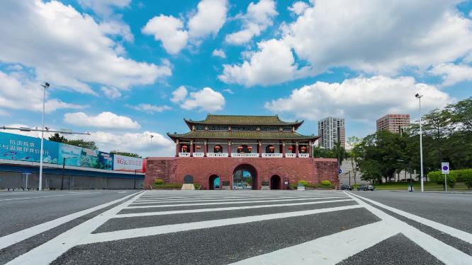 东莞迎恩门延时风光