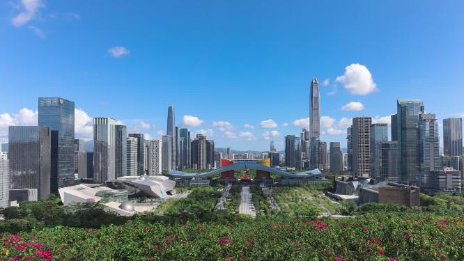 深圳福田中心区CBD延时风光