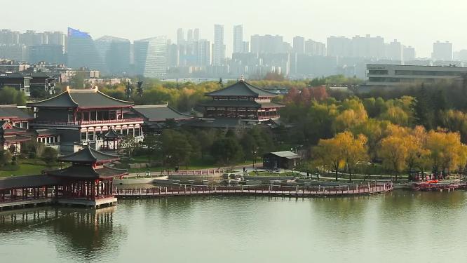 西安大唐芙蓉园景色