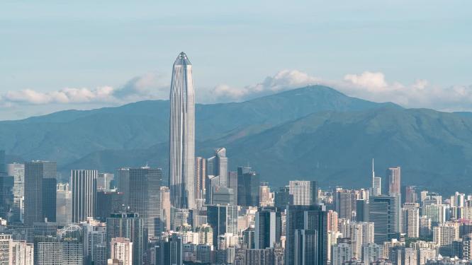 深圳城市风光地标建筑延时