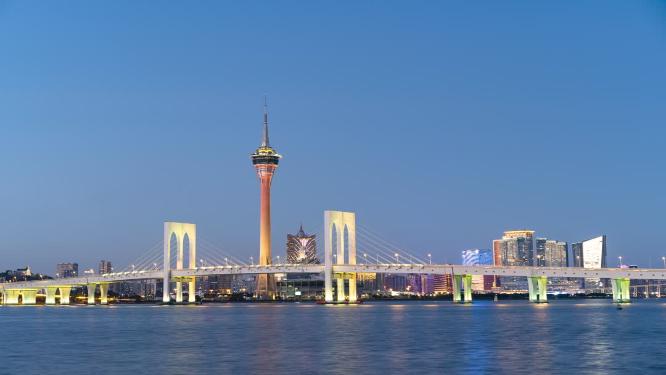 澳门城市灯光延时