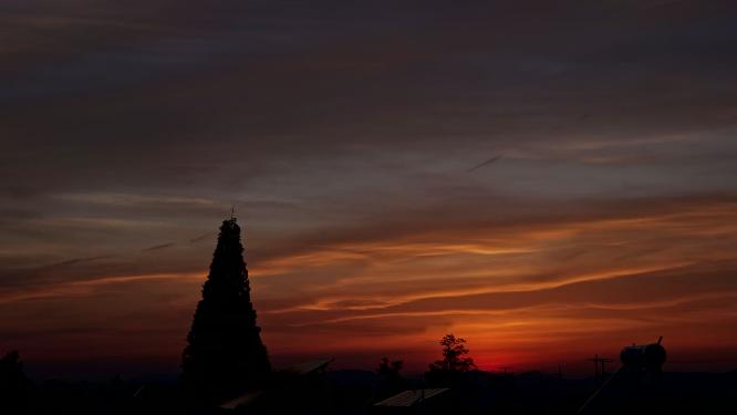 柔美夕阳