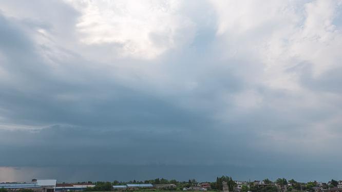 超震撼暴风雨前夕实拍镜头