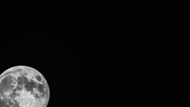 月亮延时4K实拍镜头