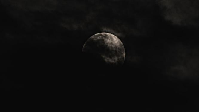 月亮月球长焦实拍镜头