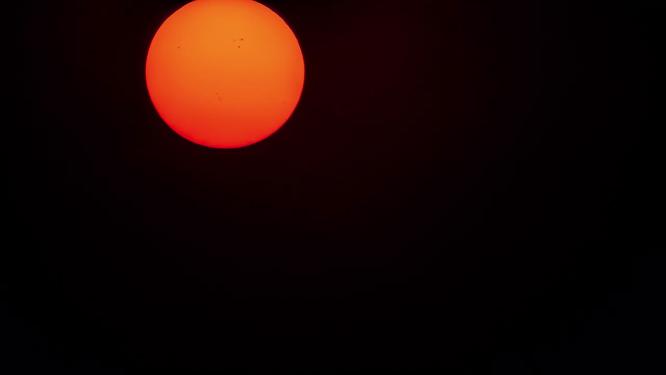 超大日落夕阳延时实拍