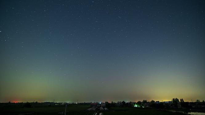浩瀚星空银河夜晚宇宙延时