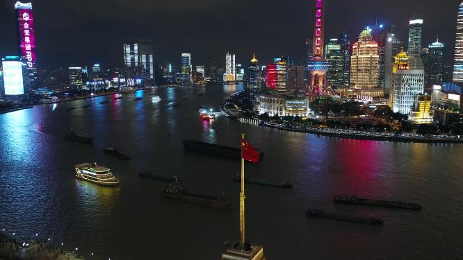 上海久事大厦拍摄外滩地区