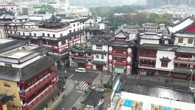 上海城隍庙豫园雪景