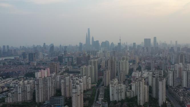 上海杨浦区城市全景
