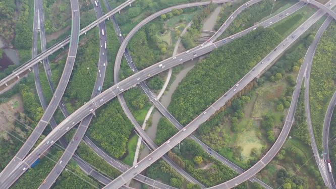 上海S2沪芦高速公路外环高速S1迎宾高速立交桥