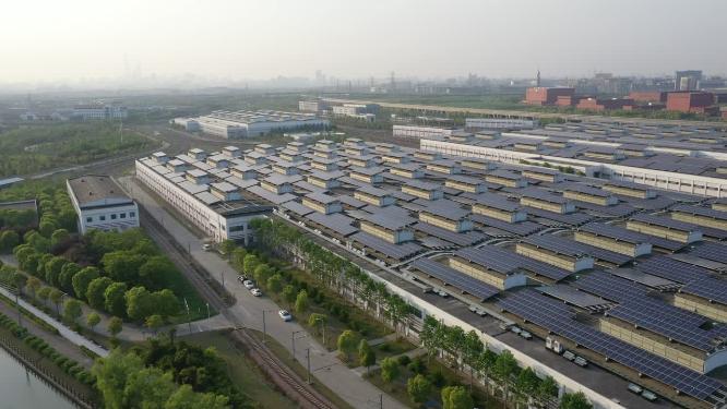轨道交通川杨河基地车辆段太阳能板