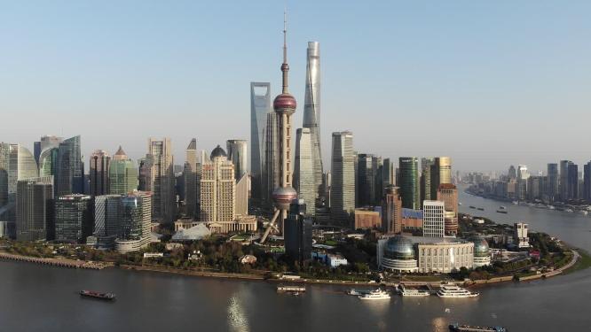上海北外滩陆家嘴地标建筑