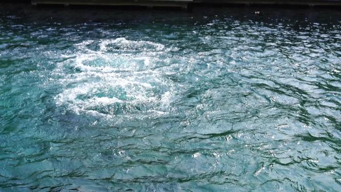 4K济南趵突泉公园济南旅游实拍泉水视频