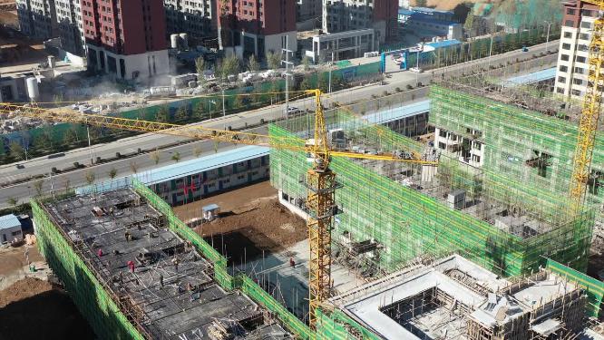 建筑工地楼盘施工