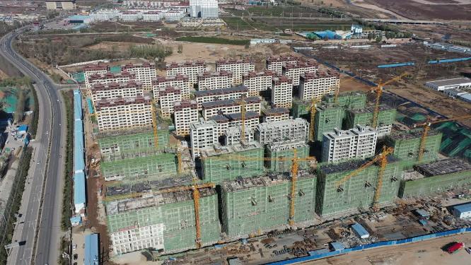建筑工地楼盘施工
