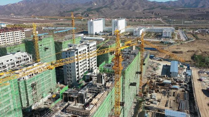 建筑工地楼盘施工