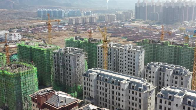 建筑工地楼盘施工