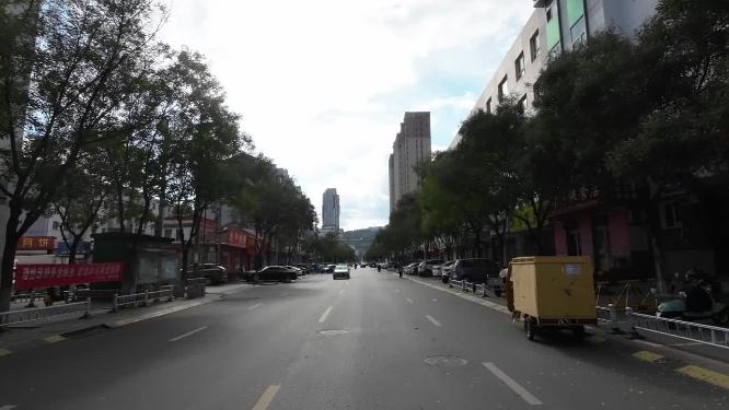 城市道路开车第一视角  记录仪视角