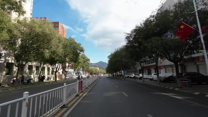 城市道路开车第一视角  记录仪视角