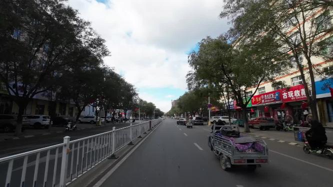 城市道路开车第一视角  记录仪视角