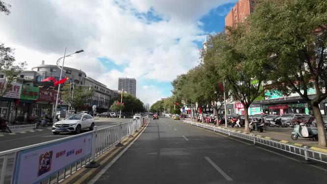 城市道路开车第一视角  记录仪视角