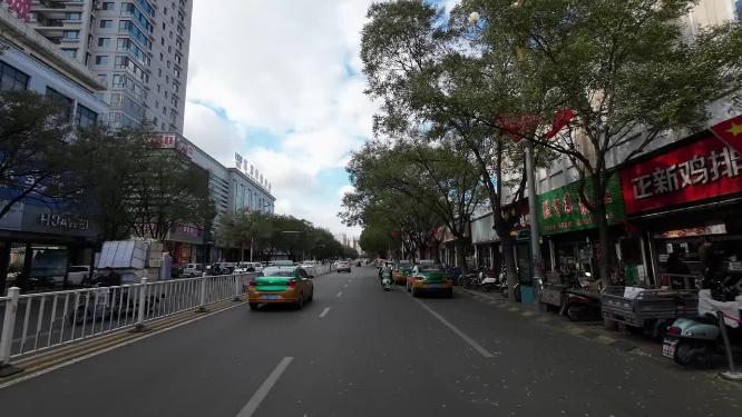 城市道路开车第一视角  记录仪视角