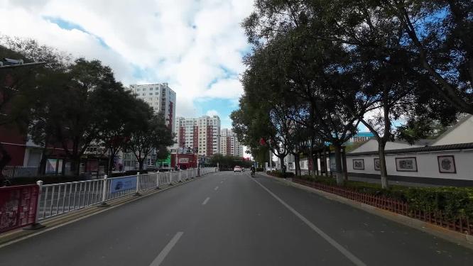 城市道路开车第一视角  记录仪视角