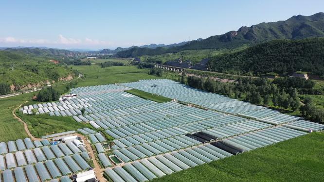 航拍新农村  乡村振兴   绿水青山