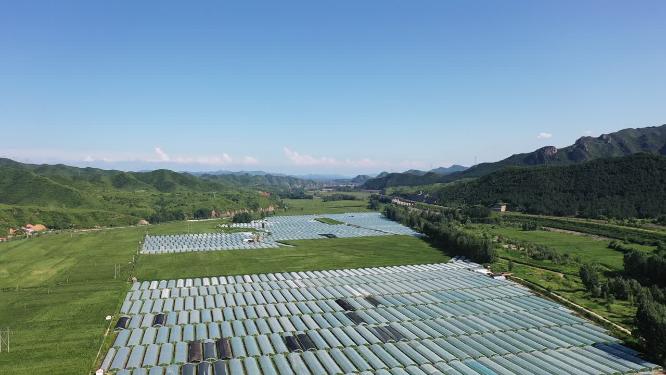 航拍新农村  乡村振兴   绿水青山