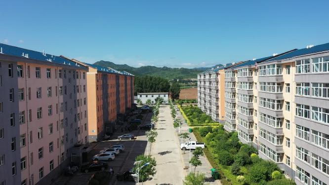 航拍新农村  乡村振兴   绿水青山