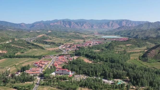 航拍乡村振兴农业产业