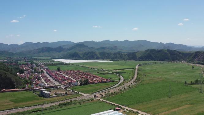 航拍乡村振兴农业产业