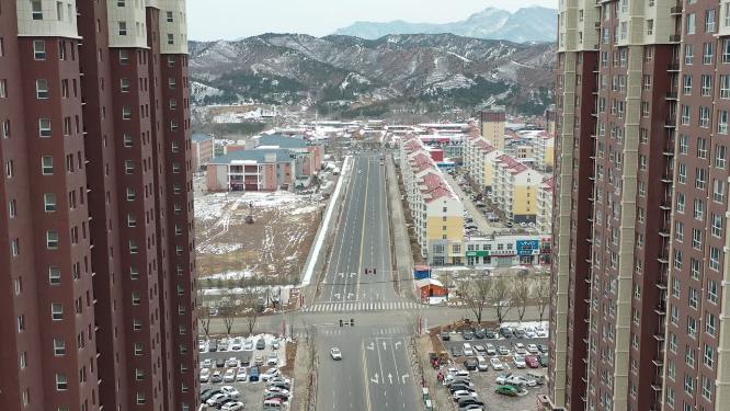 封城 空荡的街头无人的街道