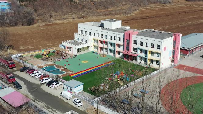 学校操场航拍