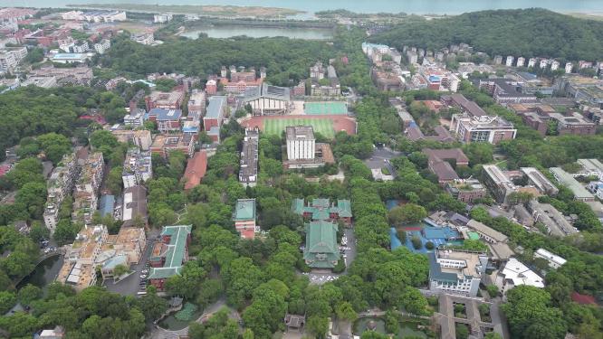 湖南师范大学校园环境航拍
