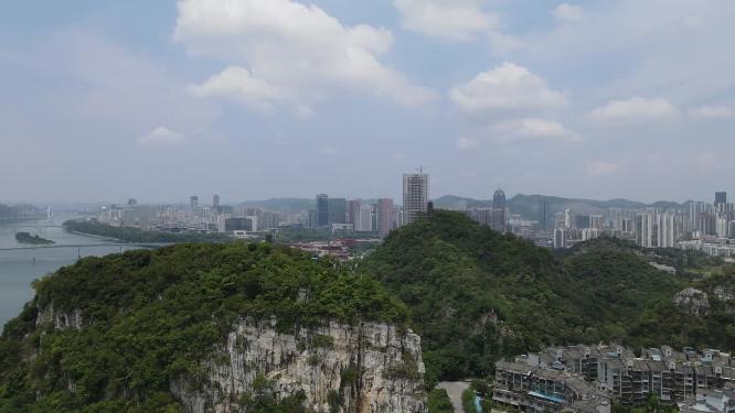 广西柳州城市建设航拍