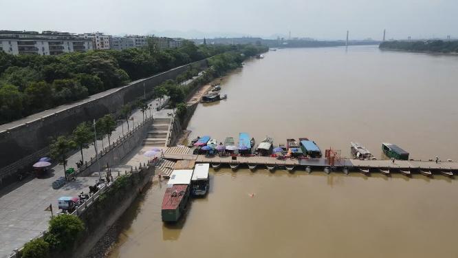 江西赣州城市风光地标建筑航拍