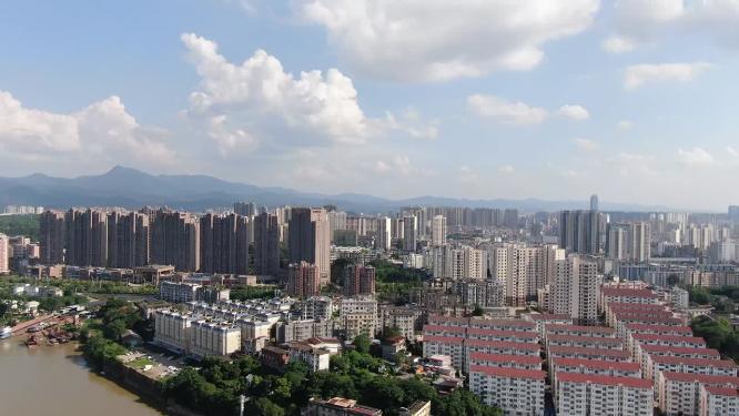 江西赣州城市风光地标建筑航拍