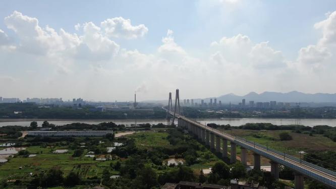 江西赣州城市风光地标建筑航拍