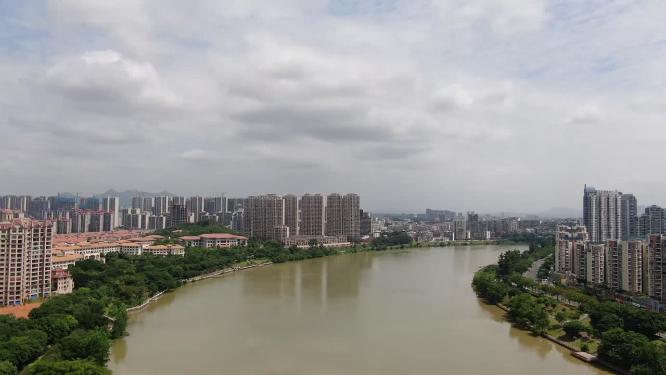 江西赣州城市风光航拍