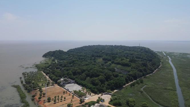 湖南岳阳君山岛5A景区航拍