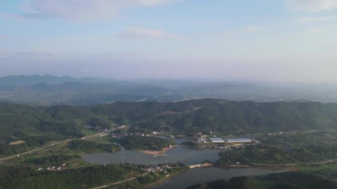 祖国壮丽山河巍峨高山航拍