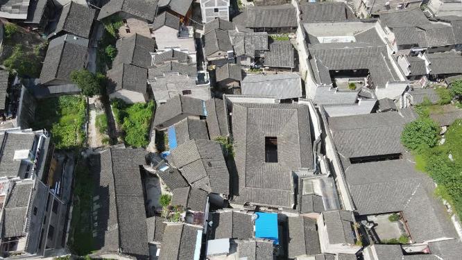 福建汀州古城4A景区航拍