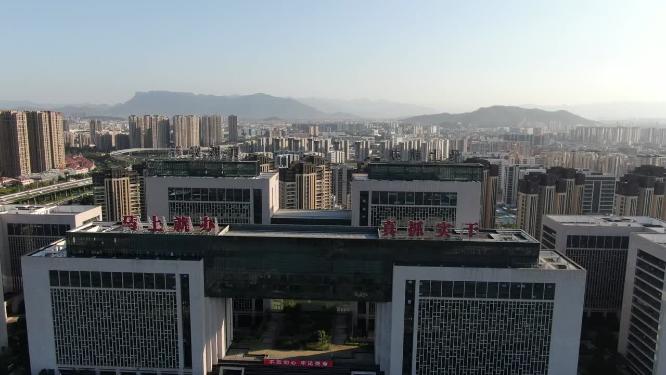 福建福州金融中心商务建筑航拍