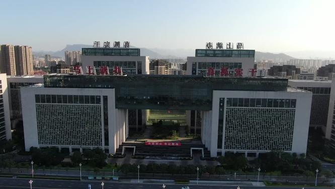 福建福州金融中心商务建筑航拍