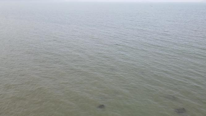 深圳杨梅坑度假区大海海浪渔船航拍